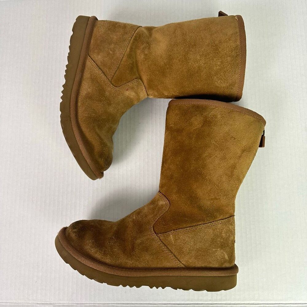 Ugg Girls Lil Sunshine Back Zip Boots size 2